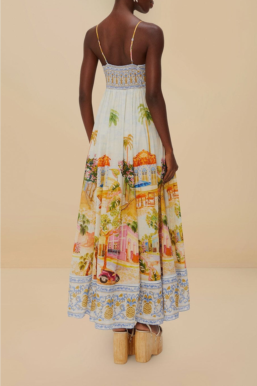 Robe longue Aracati - Jaune