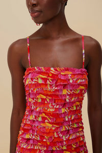 Robe longue bustier - Rose