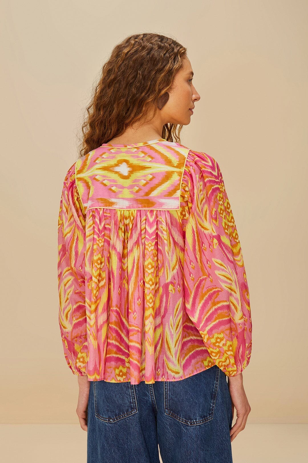 Blouse Pineapple Tapestry - Rose