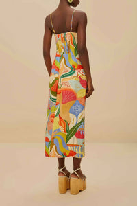 Ocean View Multicolor Robe midi - Ocean View Multicolor
