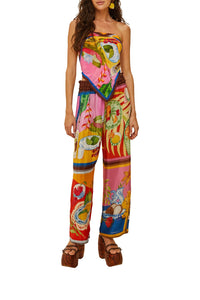 Pantalon taille basse - Multicolore