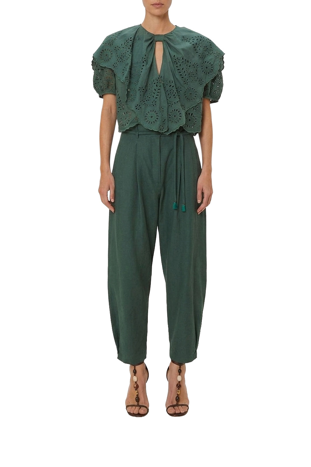Cotton trousers - Green
