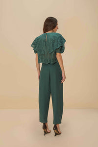 Dark Green Pantalon - Dark Green