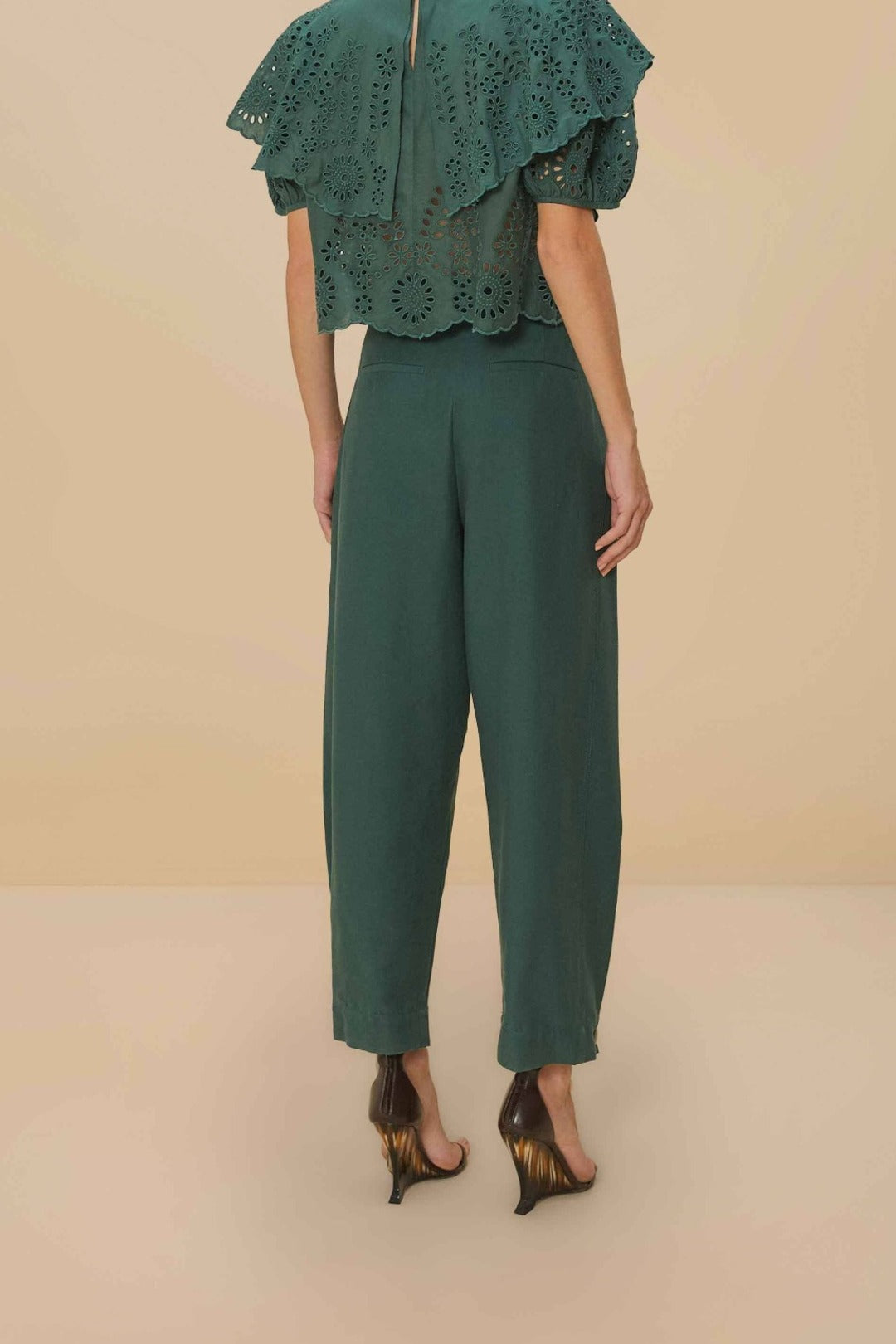Cotton trousers - Green