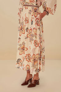 Aura floral blouse - Beige
