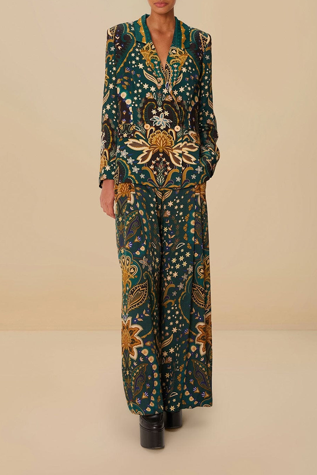 Pantalon Flare Jaipur - Noir