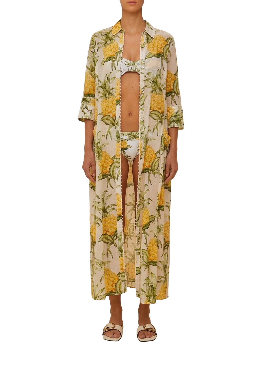 Chemise Delicate Pineapple - Jaune