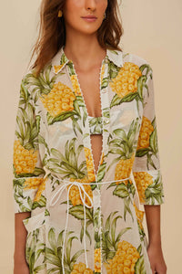Chemise Delicate Pineapple - Jaune