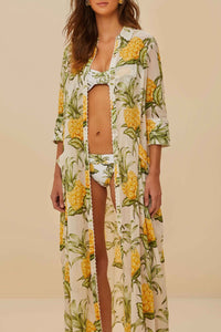 Chemise Delicate Pineapple - Jaune