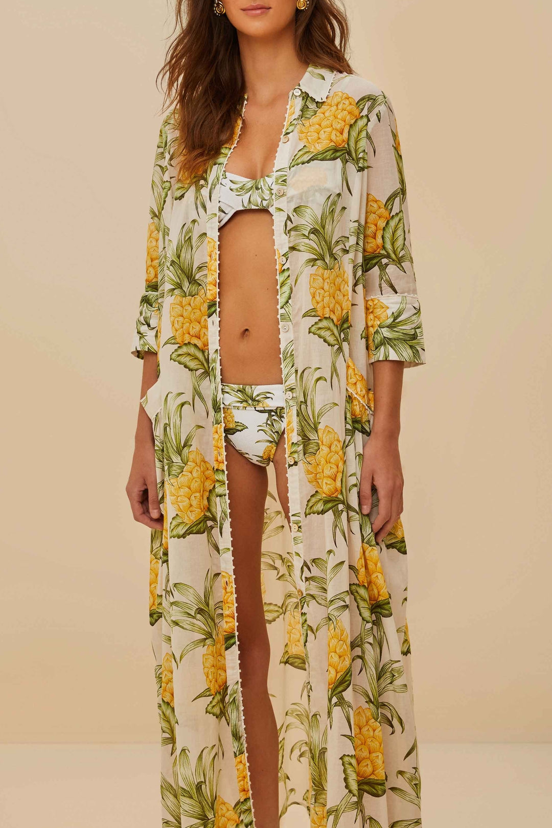 Chemise Delicate Pineapple - Jaune
