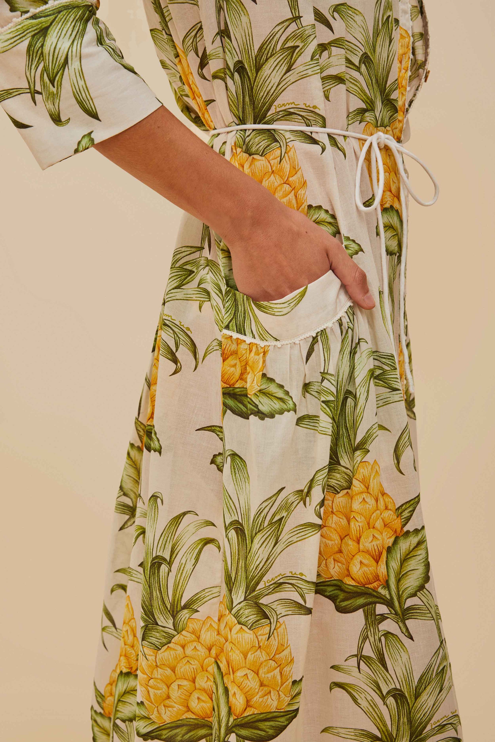 Chemise Delicate Pineapple - Jaune