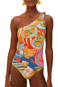 Maillot de bain une pièce Summer Picnic - Rouge