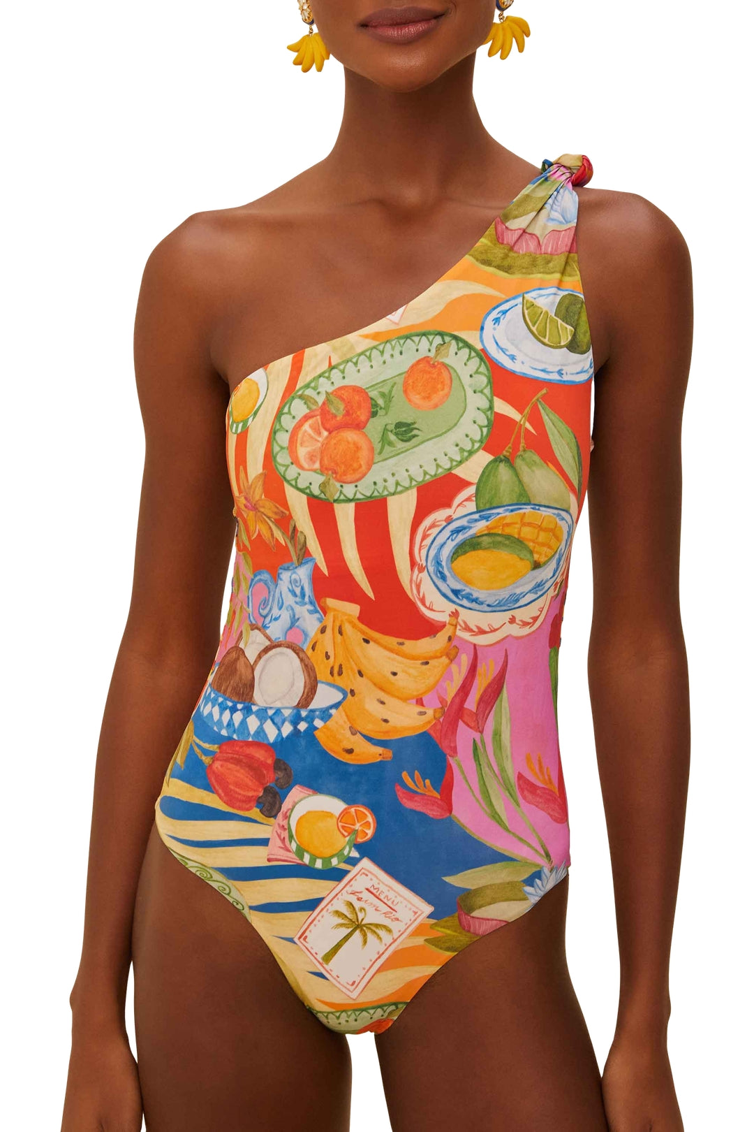 Maillot de bain une pièce Summer Picnic - Rouge