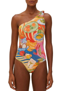 Maillot une pièce Summer Picnic - Rouge