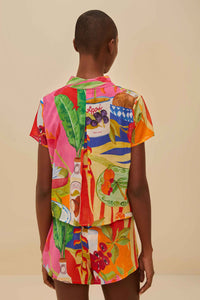 Chemise Summer Picnic - Rouge