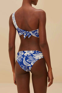 Bas de bikini taille basse River nature - Bleu