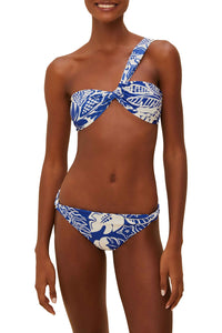 Bas de bikini taille basse River nature - Bleu