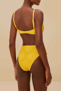 Haut de bikini bandeau Sunny Moon - Jaune