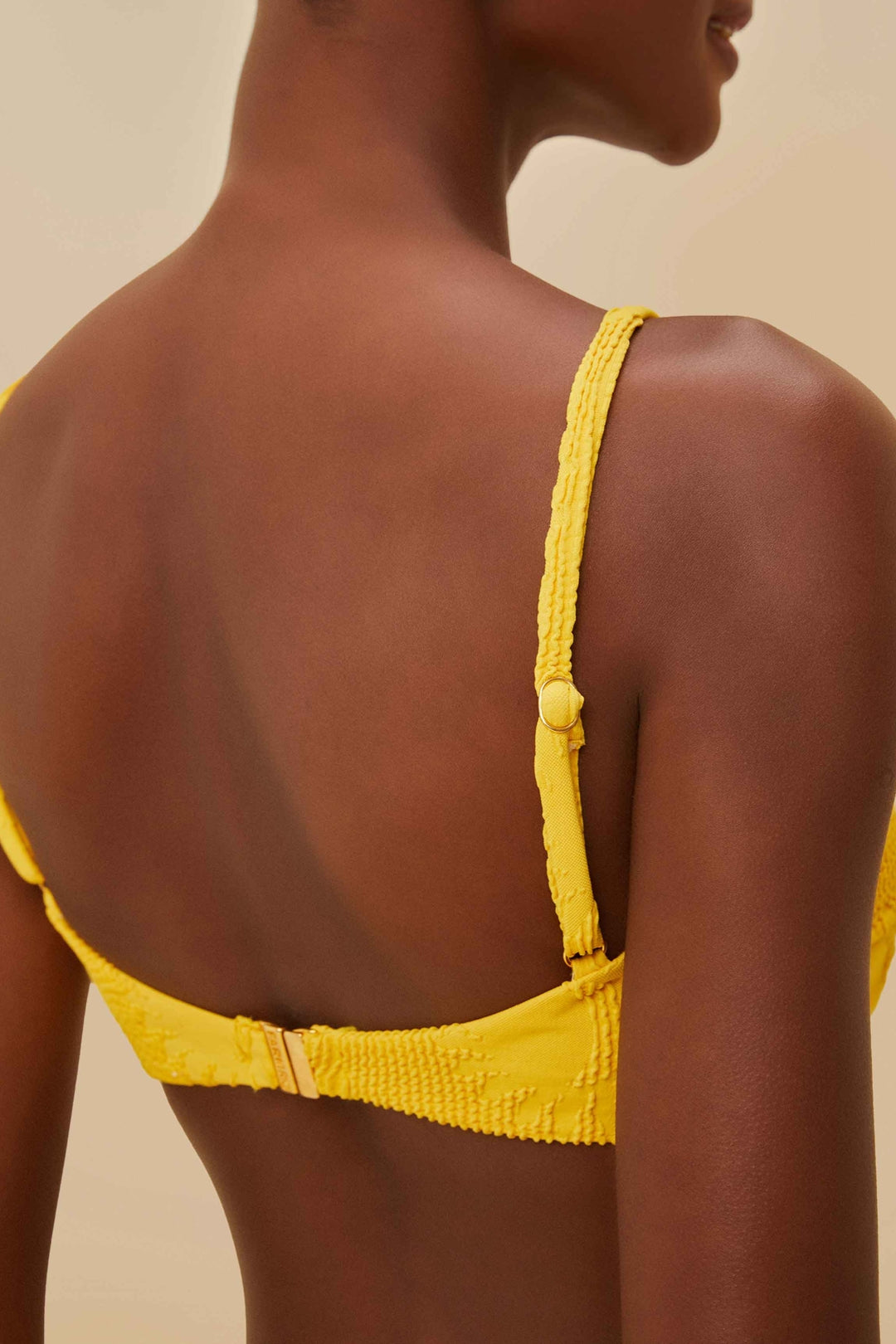 Haut de bikini bandeau Sunny Moon - Jaune