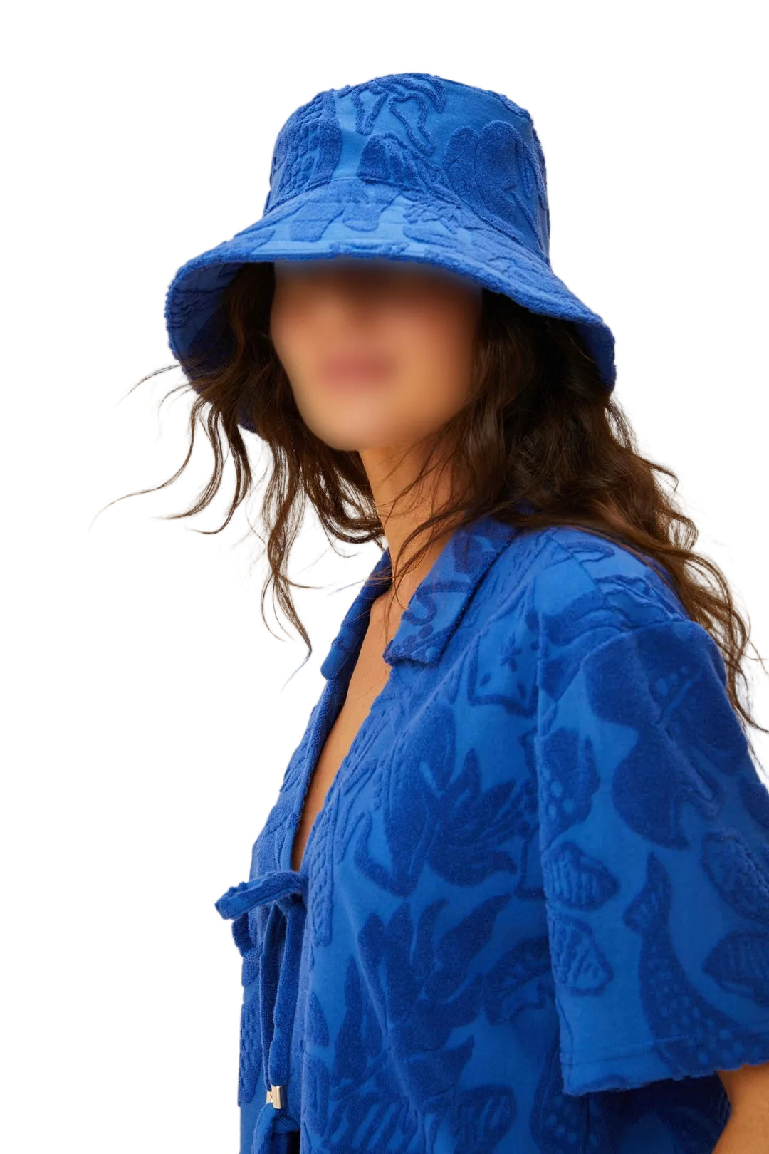 Chapeau River Nature en coton - Bleu