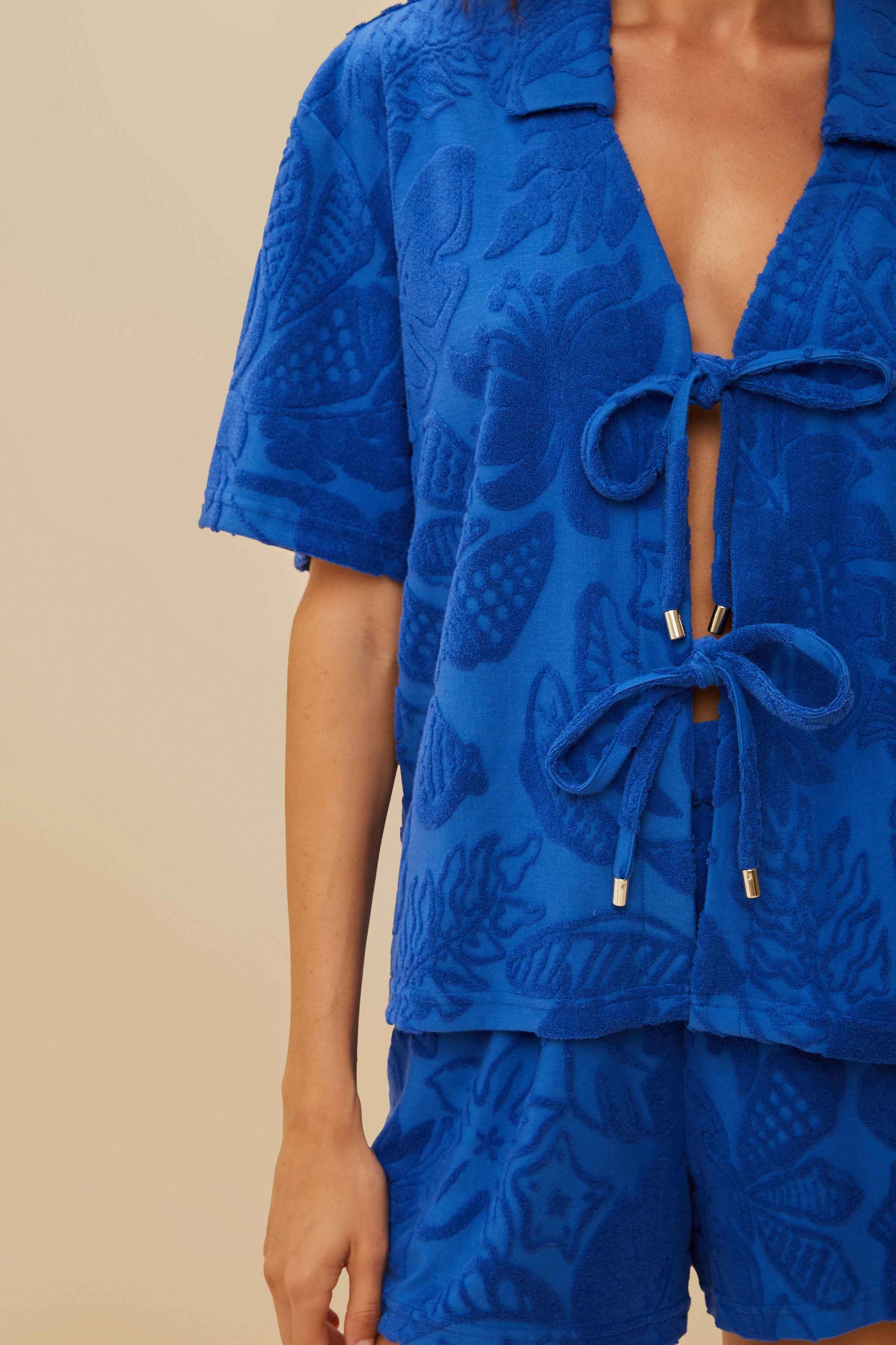 Chemise River Nature en serviette - Bleu