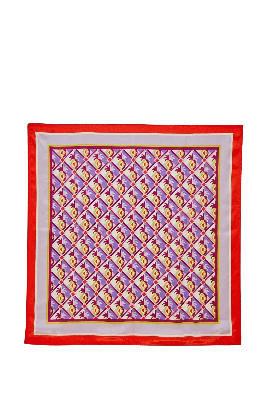 Foulard Graphic pineapple - Rose