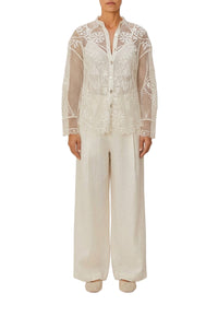 Chemise Landscape Guipure - Blanc