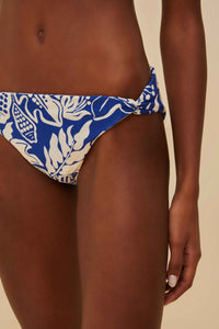 Bas de bikini taille basse River Nature - Bleu