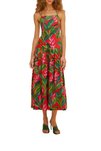 DJV_Garden Red Robes midi - Garden Red