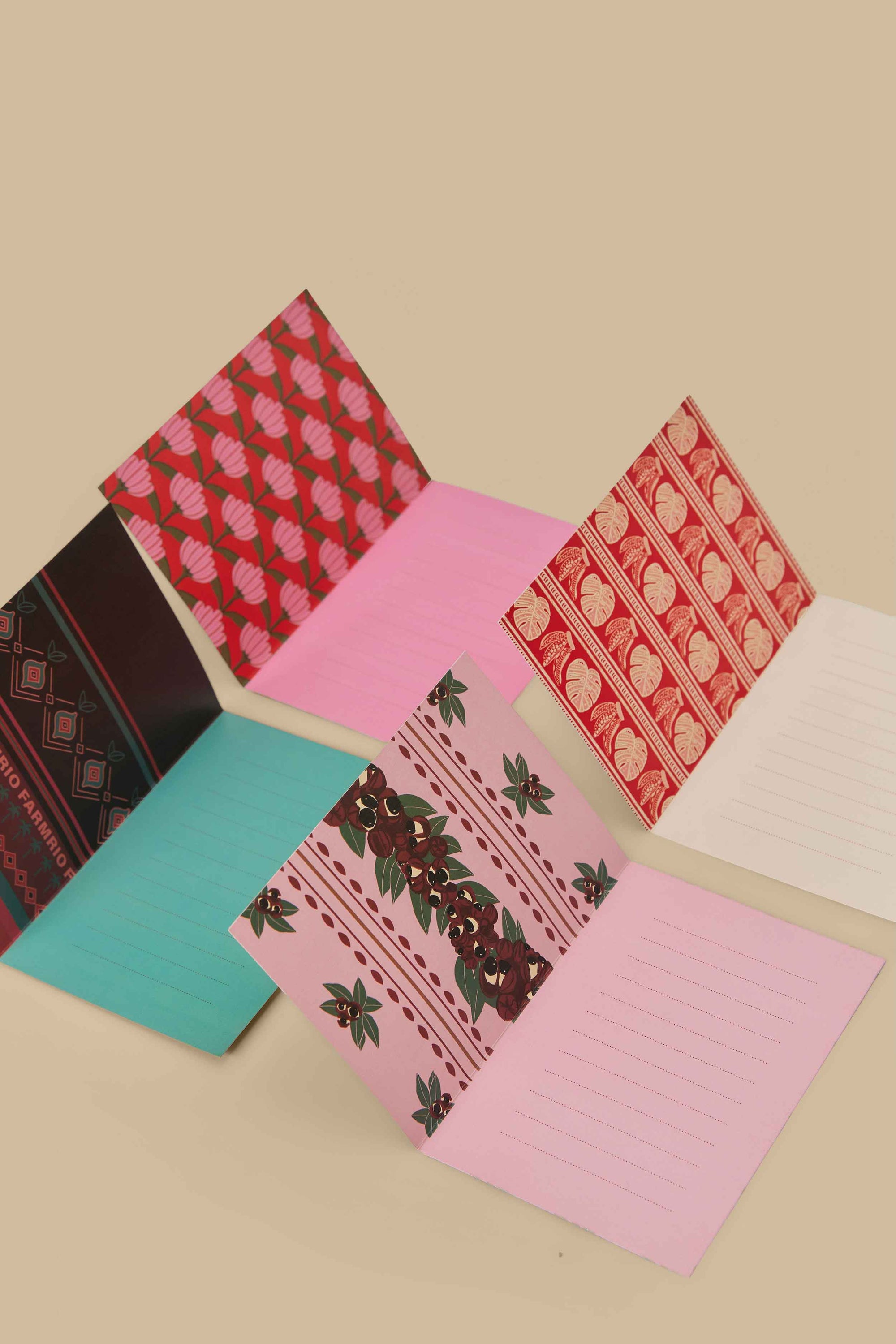 Set de carte Banana - Rouge