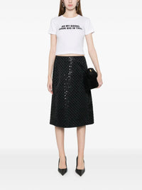 Sparkling Statement Skirt - Graphite