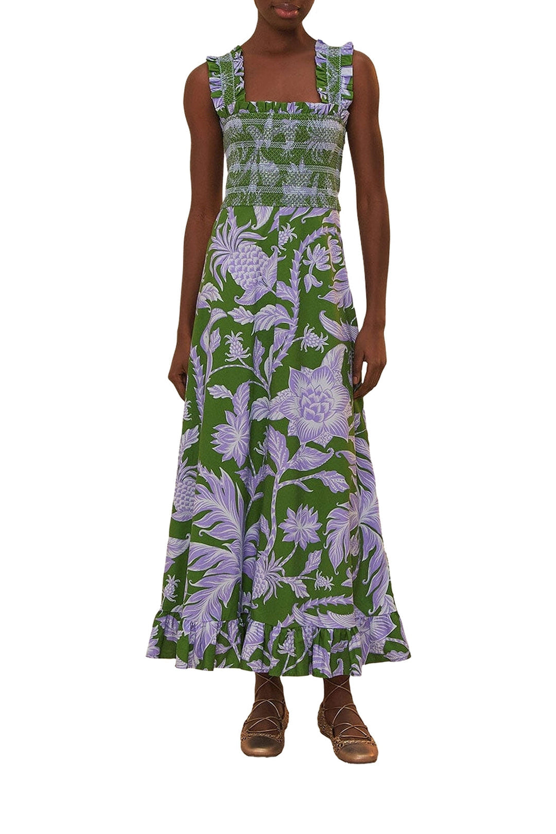 DJV_Tropical Swing Green Robes longues - Tropical Swing Green