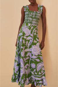 DJV_Tropical Swing Green Robes longues - Tropical Swing Green
