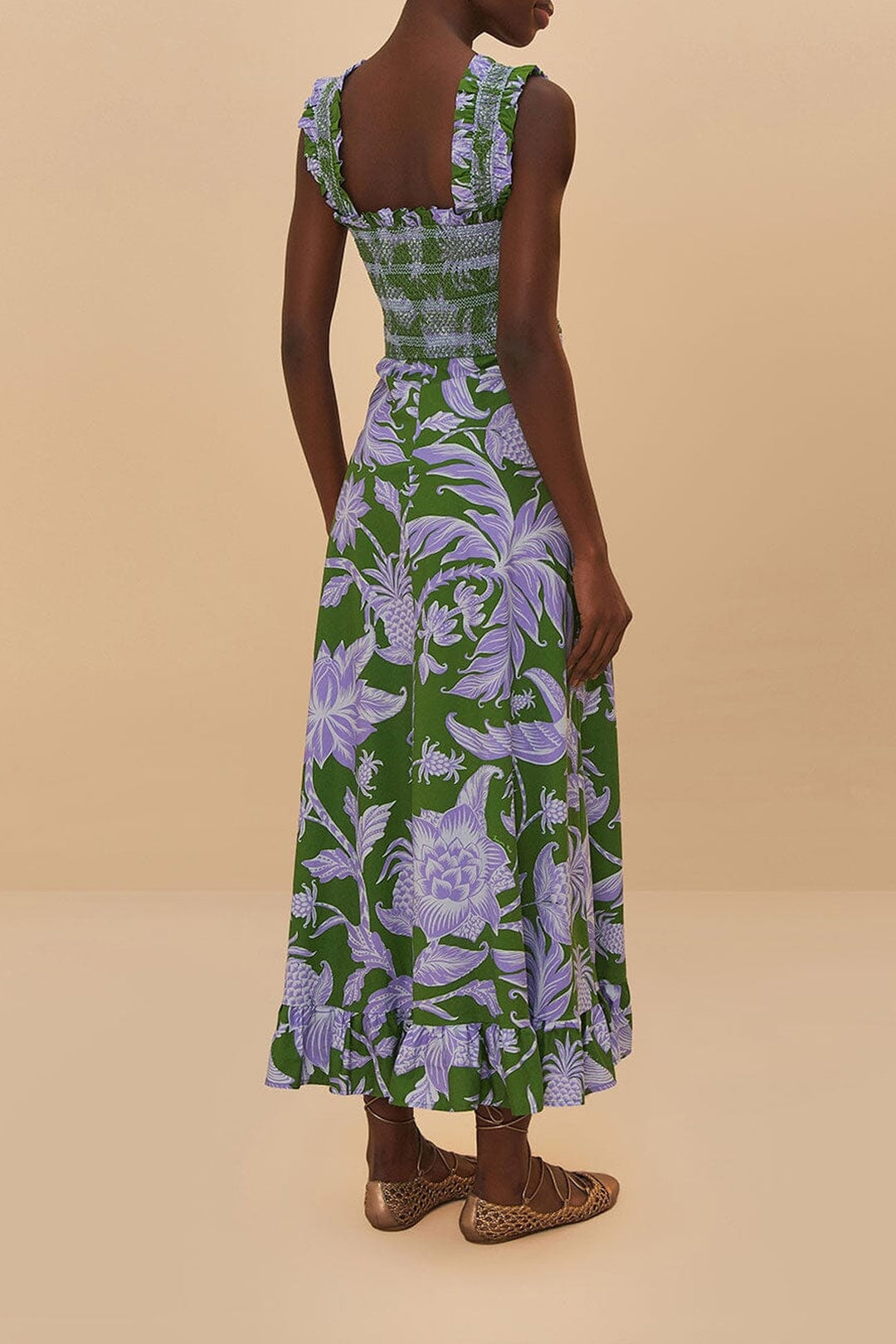 DJV_Tropical Swing Green Robes longues - Tropical Swing Green