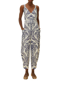 Blue Tropical Cameo Off White Combinaison - Blue Tropical Cameo Off White