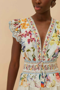 DJV_Greek Garden Off White Tops & T-Shirts - Greek Garden Off White