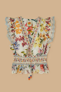 DJV_Greek Garden Off White Tops & T-Shirts - Greek Garden Off White
