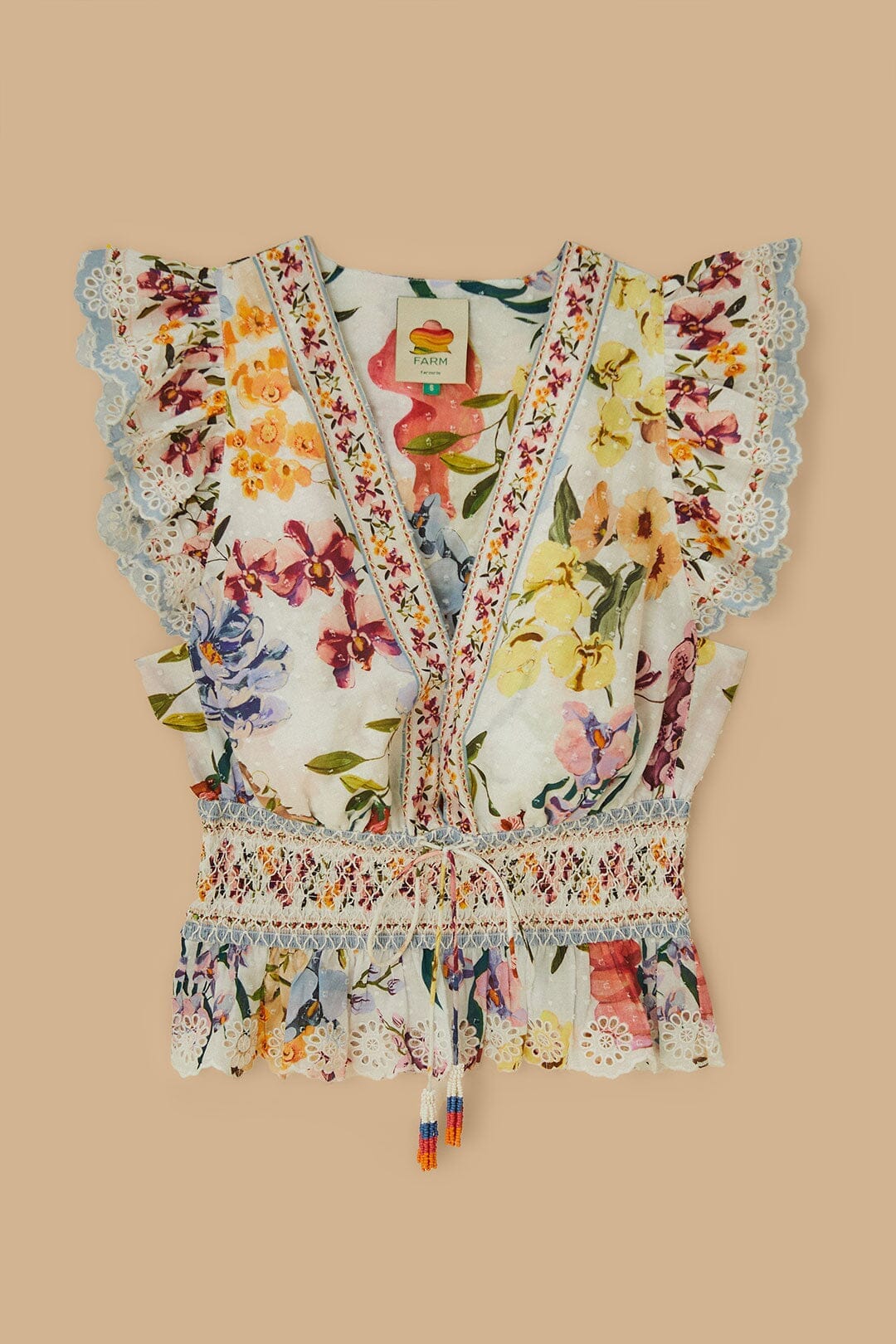 DJV_Greek Garden Off White Tops & T-Shirts - Greek Garden Off White