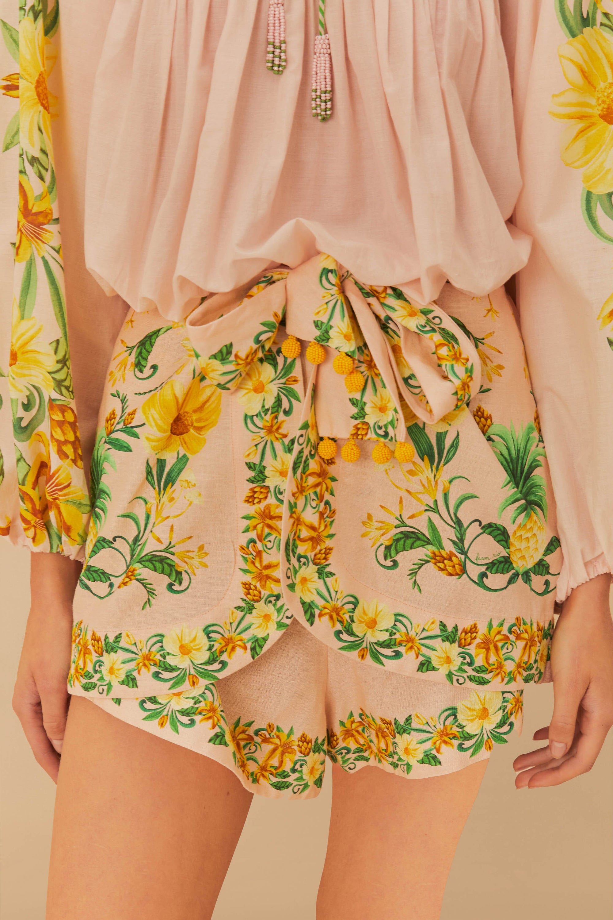 DJV_Botanical Pink Jupes & Shorts - Botanical Pink