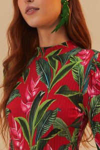 Body Dream Garden en coton - Rouge