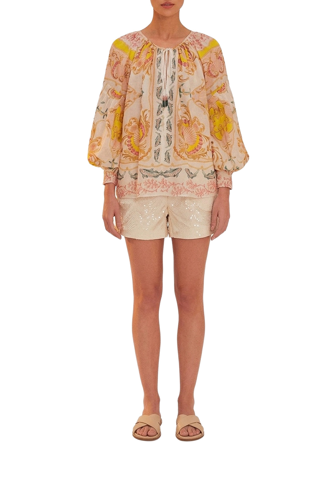 DJV_Maritime Magic Off White Chemises & Blouses - Maritime Magic Off White