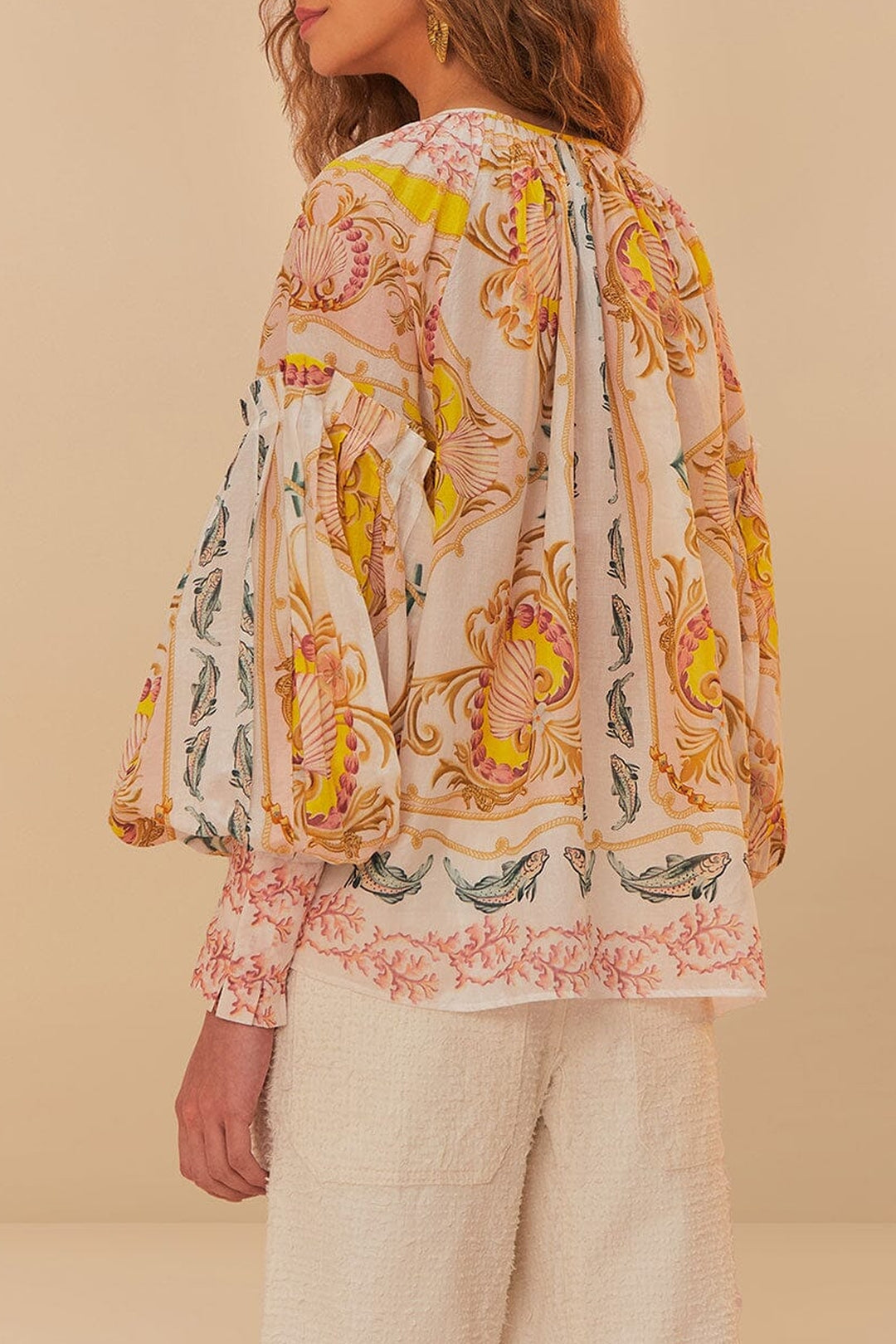 DJV_Maritime Magic Off White Chemises & Blouses - Maritime Magic Off White