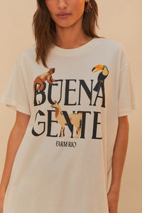 T-shirt Buena Gente en coton - Blanc