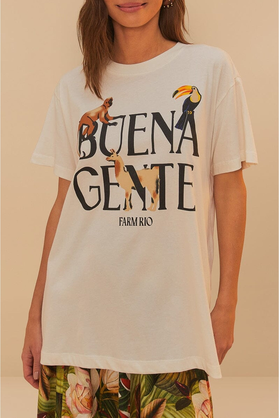 T-shirt Buena Gente en coton - Blanc
