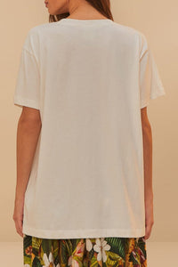 T-shirt Buena Gente en coton - Blanc