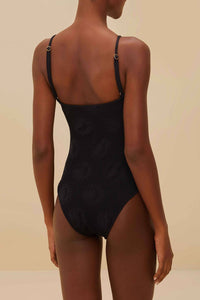 Maillot de bain une pièce Sunny Moon - Noir