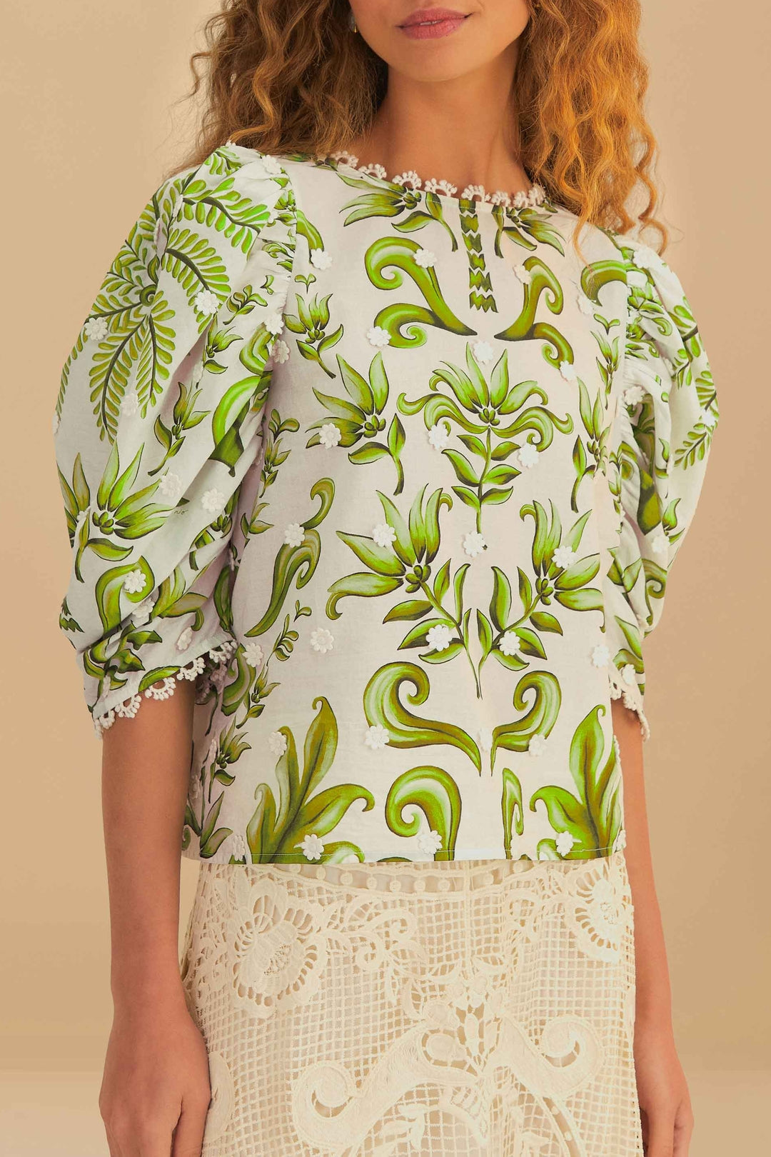 Milani cotton blouse - White