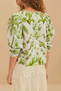 Milani cotton blouse - White