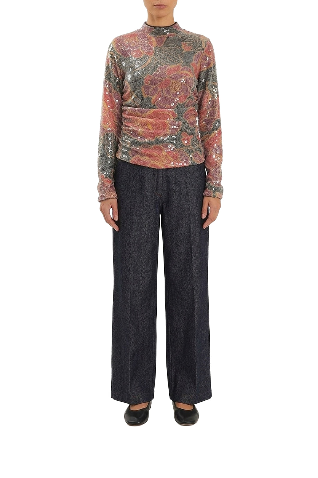 Pull Chita scintillant - Noir