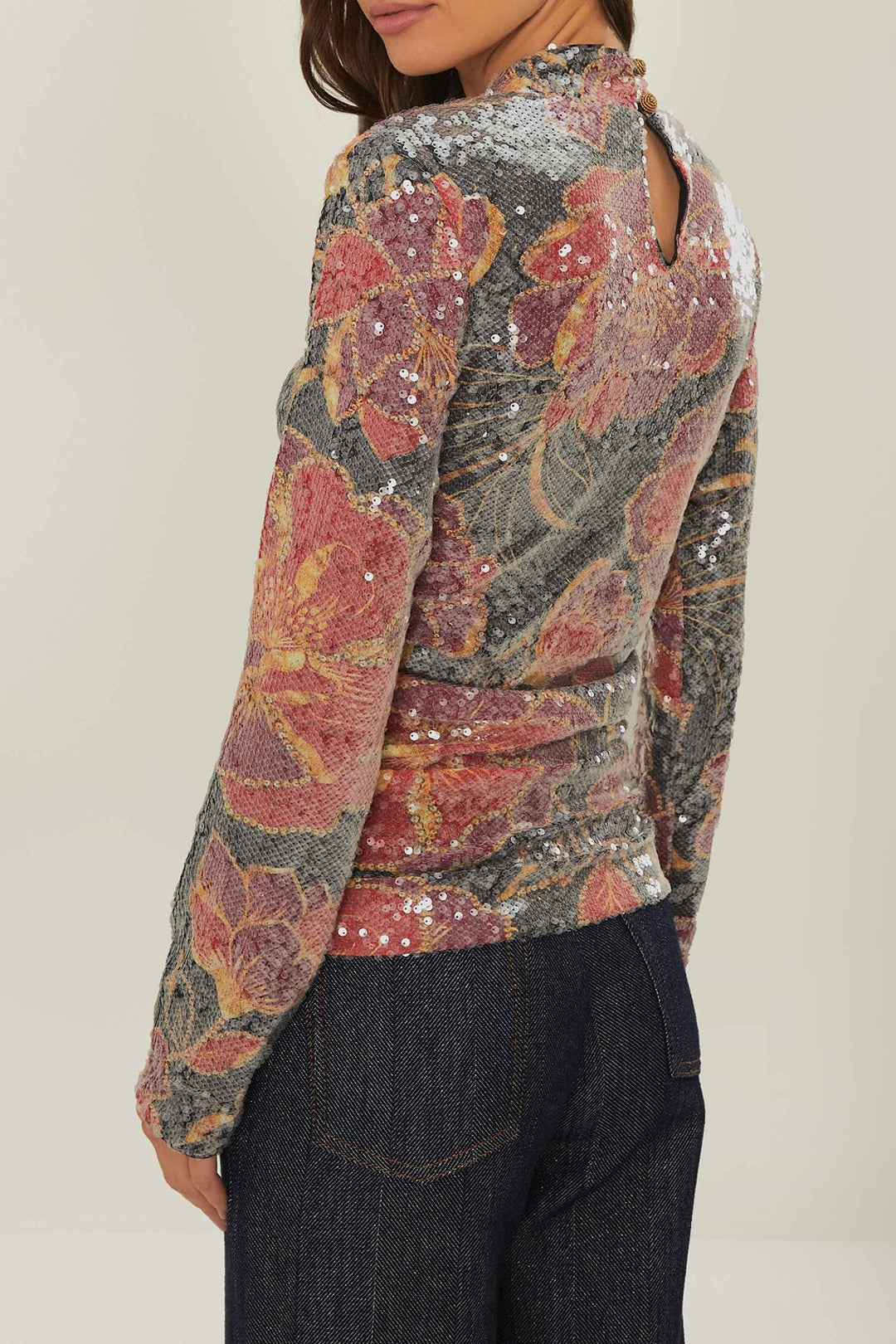 Pull Chita scintillant - Noir